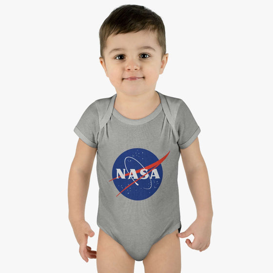 NASA Meatball Rib-Knit Onesie