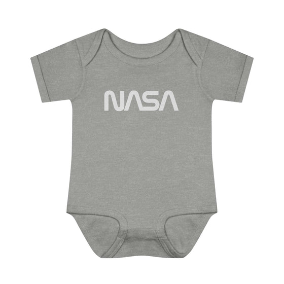 NASA Worm Rib-Knit Onesie