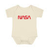 NASA Worm Rib-Knit Onesie