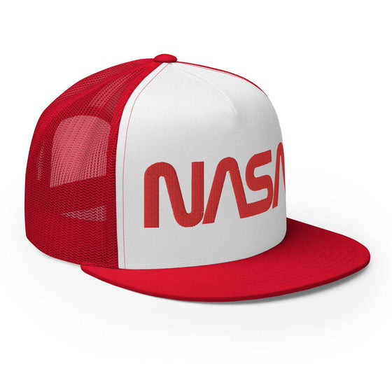 NASA Worm Trucker Cap