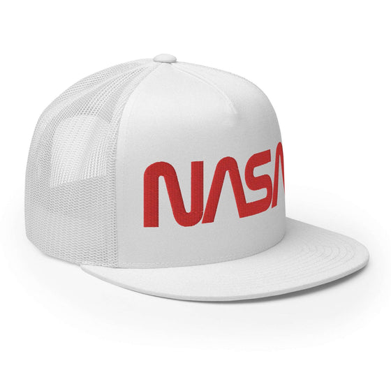 NASA Worm Trucker Cap