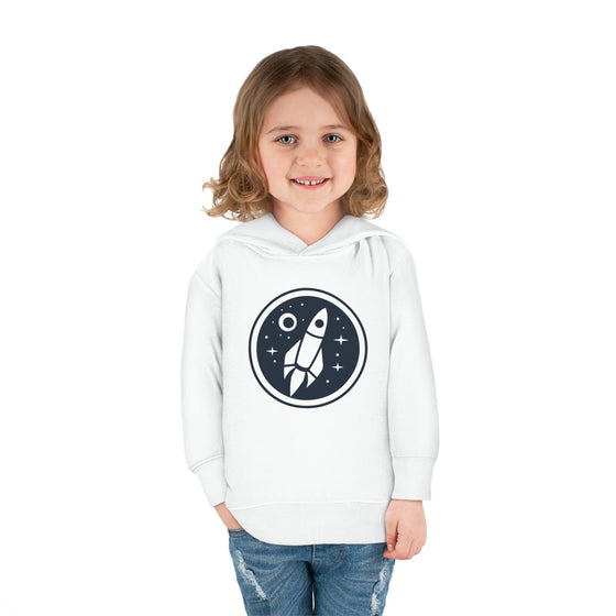 Interstellar Rocket Toddler Pullover Fleece Hoodie - Space Rover