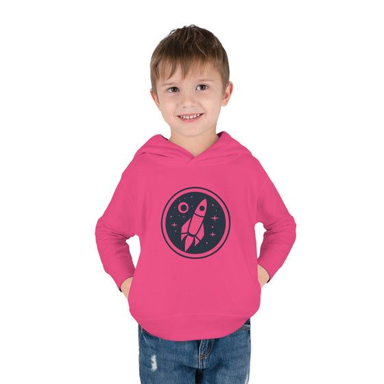 Interstellar Rocket Toddler Pullover Fleece Hoodie - Space Rover