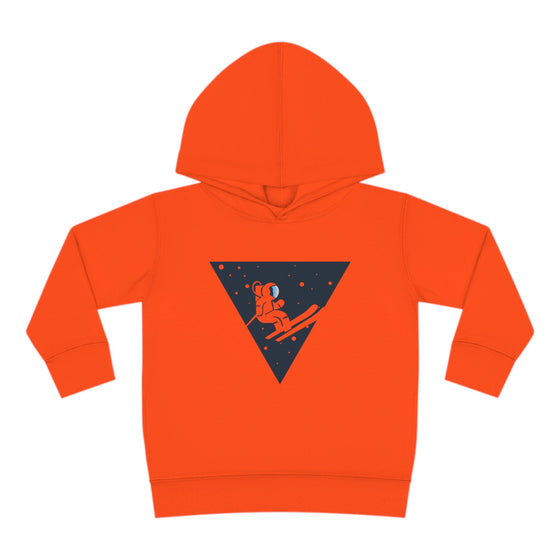 Interstellar Skier Toddler Pullover Fleece Hoodie - Space Rover