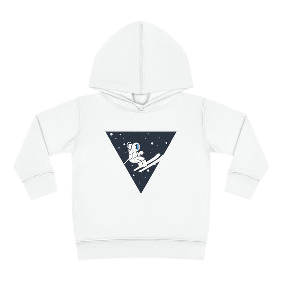 Interstellar Skier Toddler Pullover Fleece Hoodie - Space Rover