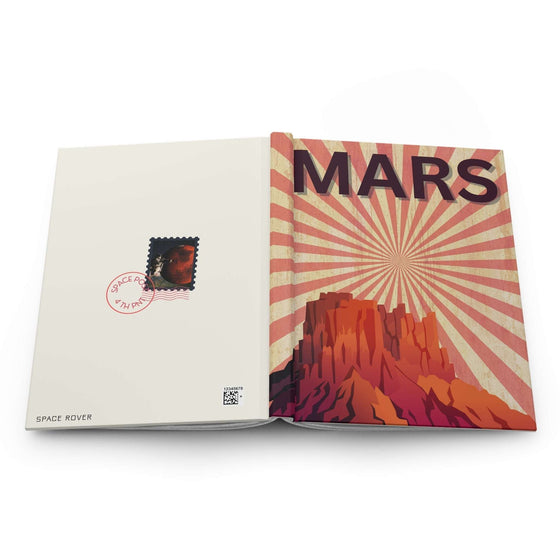 Mars Hardcover Journal - Space Rover